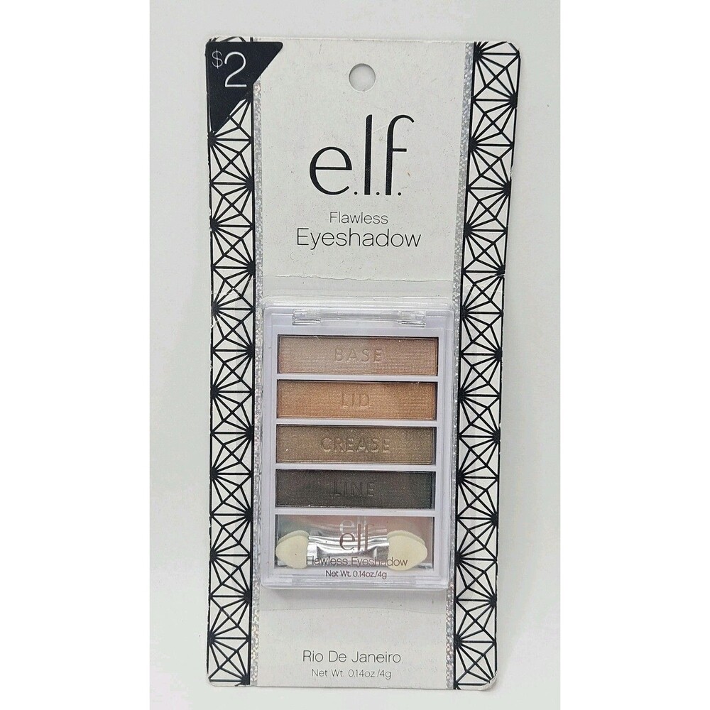 ELF Flawless Eye Shadow Rio De Janeiro NEW Sealed Quad Palette
